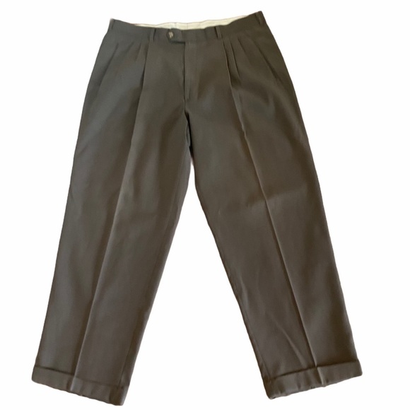 YVES SAINT LAURENT Mens Pleated Dress Pants Size 38x30 - Picture 1 of 8